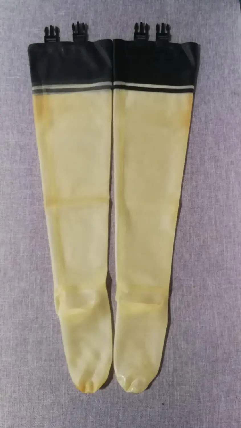 Latex Transparent Stockings Sexy Latex Fetish Tight Long Sock L Size (Slight staining As Pictures Show)
Latex Transparent Stockings Sexy Latex Fetish Tight Long Sock L Size (Slight staining As Pictures Show)