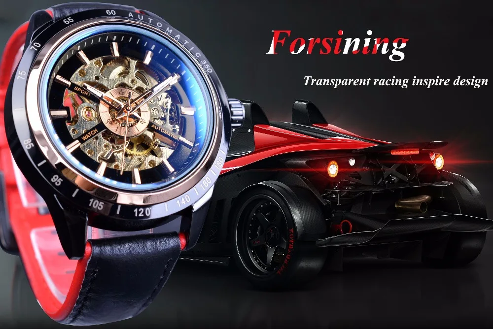 Forsining Motorcycle Design Automatic Watch
