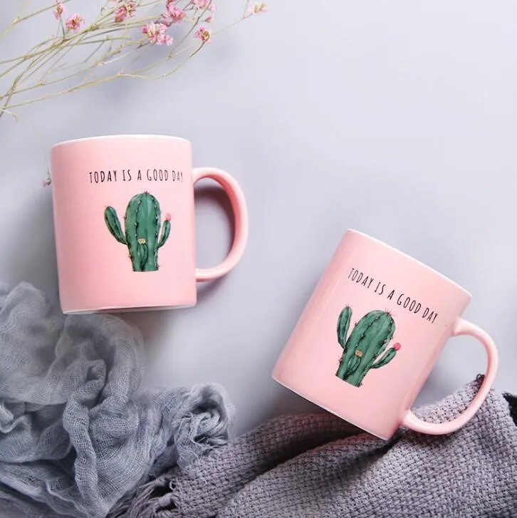 TECHOME Cactus Creative Ceramic Mug Plant Printing Pink Cup Coffee Milk Mug Home Office Mug Gift for Friend
TECHOME Cactus Creative Ceramic Mug Plant Printing Pink Cup Coffee Milk Mug Home Office Mug Gift for Friend