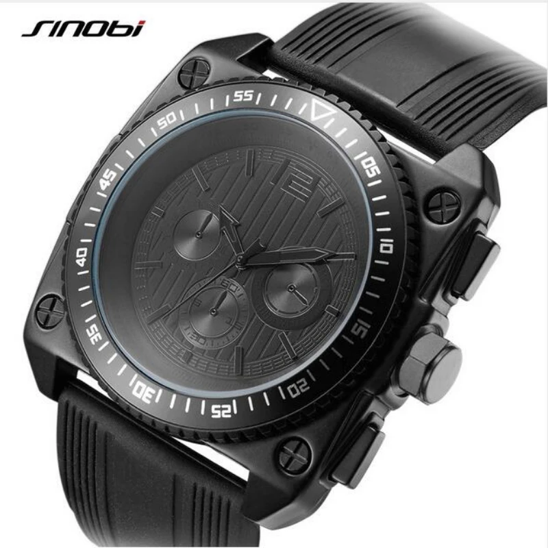 SINOBI Army Military Sport Wrist Watch Men Watch Top Brand Men's Watch Fashion Watches Waterproof Silicone Clock reloj hombre
SINOBI Army Military Sport Wrist Watch Men Watch Top Brand Men's Watch Fashion Watches Waterproof Silicone Clock reloj hombre