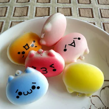 New 4cm Cartoon Cat Squishy Charms Kawaii Buns Bread Cell Phone Key Bag Strap Pendant Squishes Kitchen Toys
New 4cm Cartoon Cat Squishy Charms Kawaii Buns Bread Cell Phone Key Bag Strap Pendant Squishes Kitchen Toys