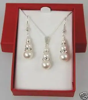 VERY BEAUTIFUL wedding Bridesmaid 8-10-12mm SHELL WHITE pearl pendant set no box
VERY BEAUTIFUL wedding Bridesmaid 8-10-12mm SHELL WHITE pearl pendant set no box