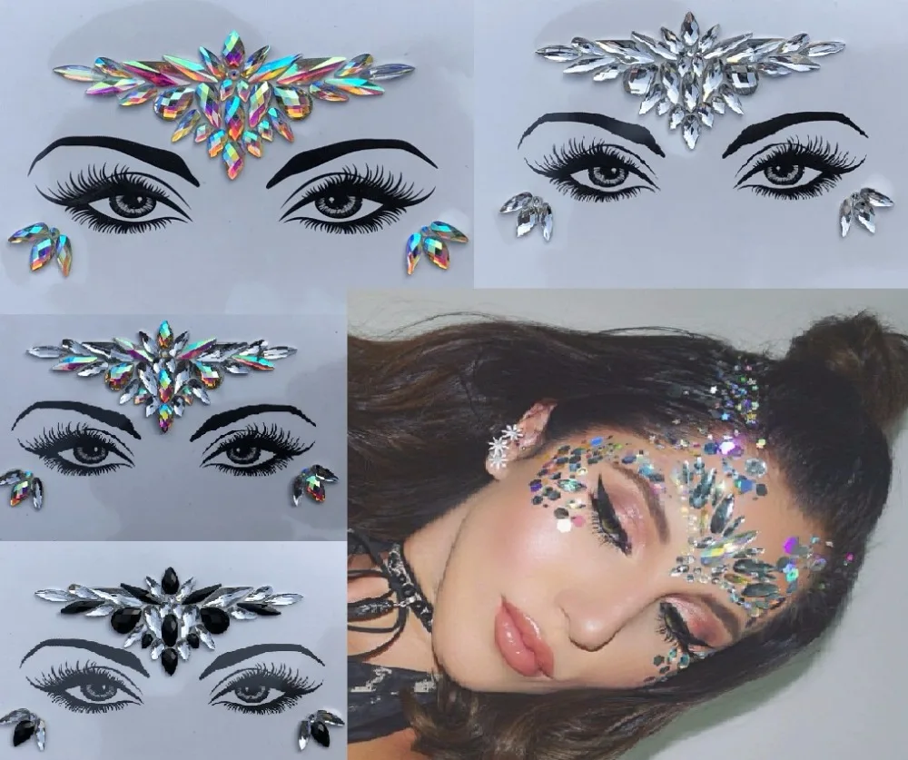 New 1 Sheet Handpicked Bohemia Tribal Style 3D Crystal Sticker Face And Eye Jewels Forehead Stage Decor Temporary Tattoo Sticker
New 1 Sheet Handpicked Bohemia Tribal Style 3D Crystal Sticker Face And Eye Jewels Forehead Stage Decor Temporary Tattoo Sticker