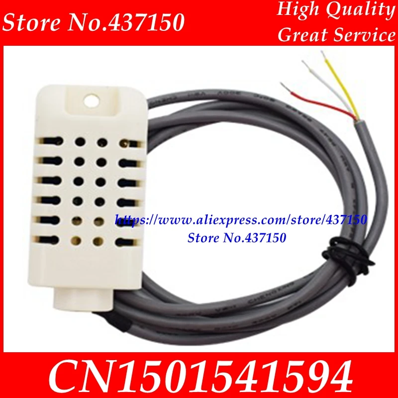 1PCSX DHT22 / AM2302 Digital Temperature and Humidity Sensor AM2302 with wire cable 1m length
1PCSX DHT22 / AM2302 Digital Temperature and Humidity Sensor AM2302 with wire cable 1m length