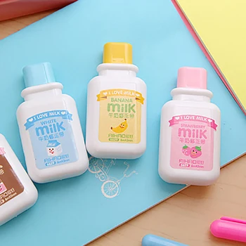 Creative Milk Bottle Correction Kawaii Tape Corrector School Office Supplies Students Stationery Correction Tapes for Exam
Creative Milk Bottle Correction Kawaii Tape Corrector School Office Supplies Students Stationery Correction Tapes for Exam