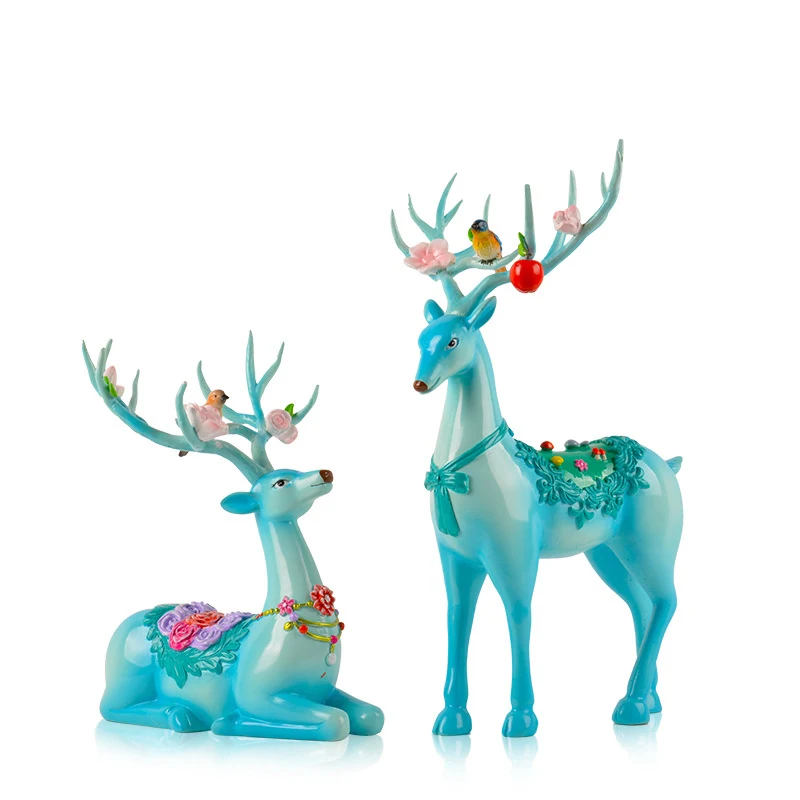 European Couple Deer Figurine Ornaments Resin Deer Miniature Home Decoration Desktop Handicraft Wedding Gift Furnishing Articles
European Couple Deer Figurine Ornaments Resin Deer Miniature Home Decoration Desktop Handicraft Wedding Gift Furnishing Articles
