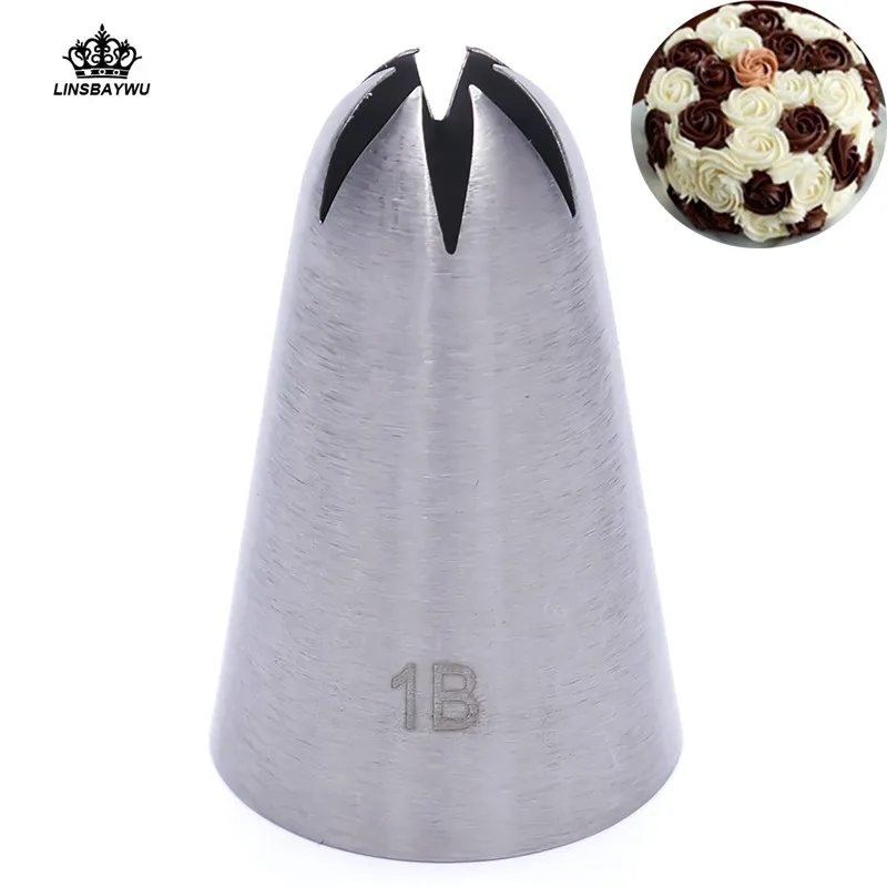 1PC #1B Large Size Piping Nozzles Cream Decorating Nozzle Cake Tip Icing Nozzle Cake Fondant Baking Tools Pastry Baking Nozzles
1PC #1B Large Size Piping Nozzles Cream Decorating Nozzle Cake Tip Icing Nozzle Cake Fondant Baking Tools Pastry Baking Nozzles