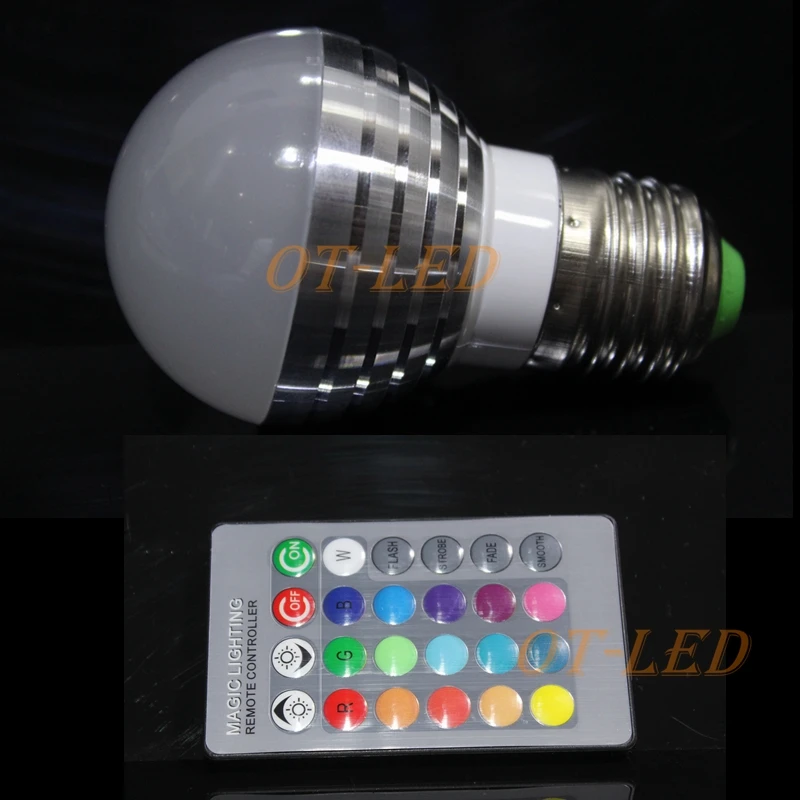 1Pcs AC85V-265V E27 E14 dimmer LED RGB Bulb Candle lamp 5W LED RGB Spot light magic Holiday lighting+IR Remote Control 16 colors
1Pcs AC85V-265V E27 E14 dimmer LED RGB Bulb Candle lamp 5W LED RGB Spot light magic Holiday lighting+IR Remote Control 16 colors