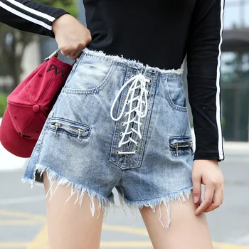 Fashion Women Jeans Denim Ripped Shorts Casual Solid High Waist All-match Summer Sexy Short Pants
Fashion Women Jeans Denim Ripped Shorts Casual Solid High Waist All-match Summer Sexy Short Pants