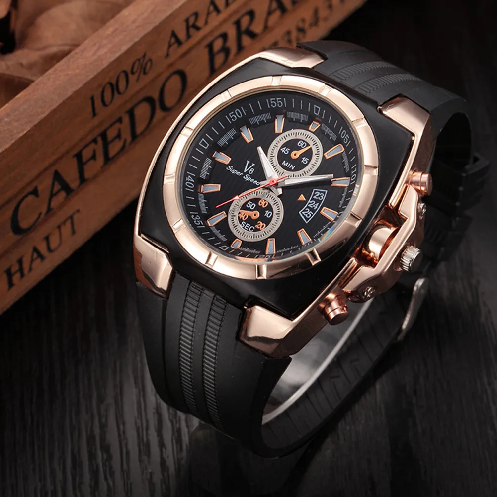 New Fashion Men's Casual Sport Quartz Watch Mens Watches Top Brand Luxury Silicone Strap Military Watch Wristwatches Male Clock
New Fashion Men's Casual Sport Quartz Watch Mens Watches Top Brand Luxury Silicone Strap Military Watch Wristwatches Male Clock