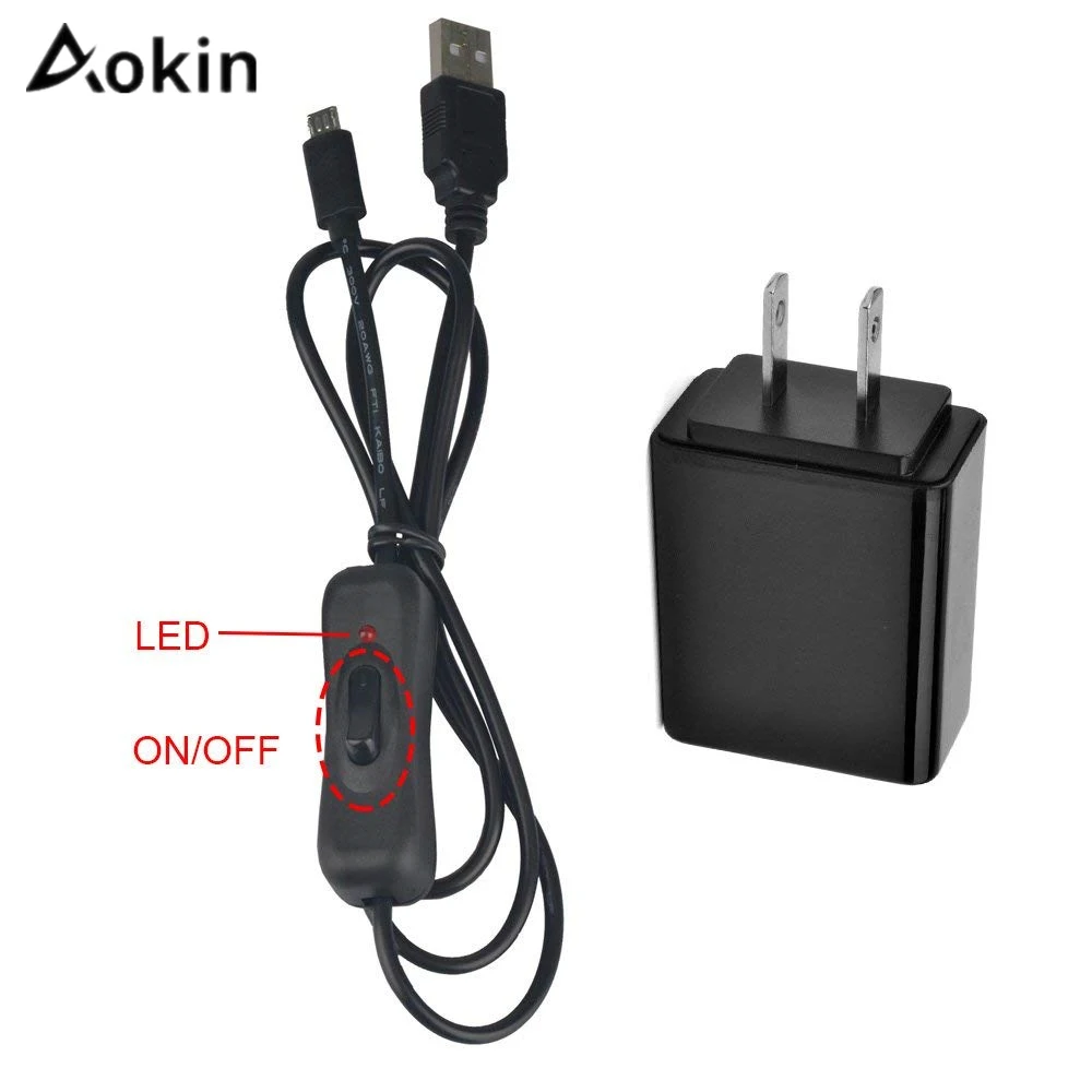 Aokin for Raspberry Pi Power Supply EU/US Mini Charger For Raspberry Pi 3 Model B/B+ Raspberrry Power Adapter 5V 2.5A
Aokin for Raspberry Pi Power Supply EU/US Mini Charger For Raspberry Pi 3 Model B/B+ Raspberrry Power Adapter 5V 2.5A
