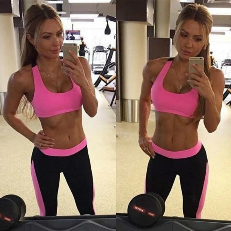 2019 Spring Summer New Women's Fashion Contrast Breathable Yoga Fitness Set Europe America Gym Running Tracksuit Fitness
2019 Spring Summer New Women's Fashion Contrast Breathable Yoga Fitness Set Europe America Gym Running Tracksuit Fitness