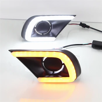 Car Flashing 2pcs For Toyota Innova 2013 - 2015 LED DRL Daytime driving Running Light Daylight bumper yellow turn signal lamp
Car Flashing 2pcs For Toyota Innova 2013 - 2015 LED DRL Daytime driving Running Light Daylight bumper yellow turn signal lamp