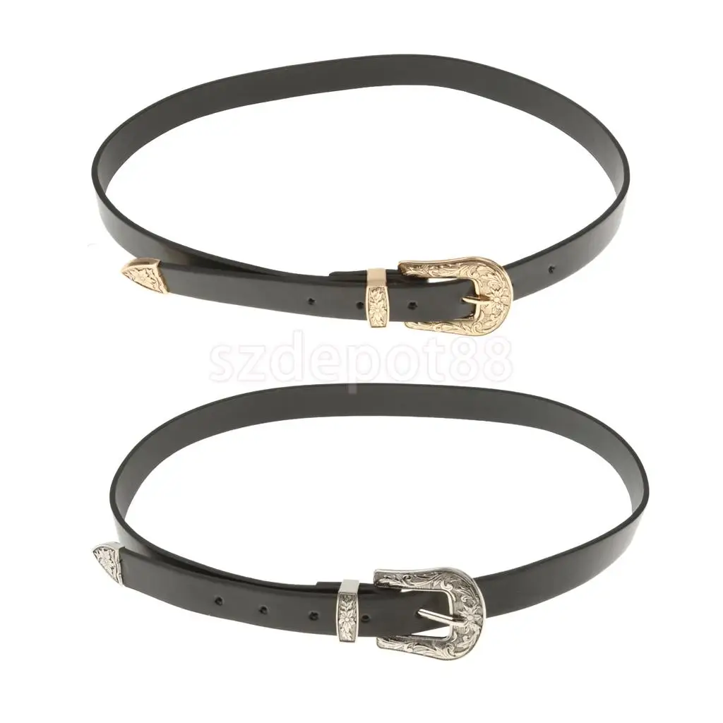 Retro Carving Flower Women's PU Leather Belt Silver Gold Buckle for Clothes Decor
Retro Carving Flower Women's PU Leather Belt Silver Gold Buckle for Clothes Decor