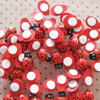 100Pcs/Set 1.6*2.4cm Micro Landscape Ornaments Wooden Craft Ladybird Beetle Little Ladybug DIY Accessories Home Decoration A6
100Pcs/Set 1.6*2.4cm Micro Landscape Ornaments Wooden Craft Ladybird Beetle Little Ladybug DIY Accessories Home Decoration A6