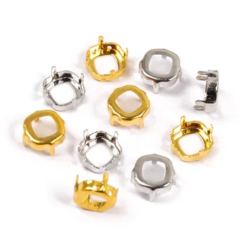YANRUO 4470 Cushion Cut Empty Claw Setting Copper Square Sew on Rhinestones Firmly Base Set Silver Gold Sewing Garment DIY
YANRUO 4470 Cushion Cut Empty Claw Setting Copper Square Sew on Rhinestones Firmly Base Set Silver Gold Sewing Garment DIY
