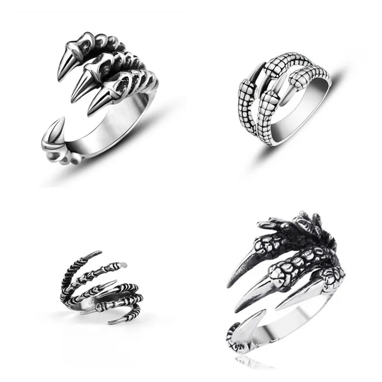 Free Retro Gothic Punk Men Rings Trendy Skull Wolf Dragon Male Rings Jewelry Rock Halloween Accessories Anillo Hombre Bijoux
Free Retro Gothic Punk Men Rings Trendy Skull Wolf Dragon Male Rings Jewelry Rock Halloween Accessories Anillo Hombre Bijoux