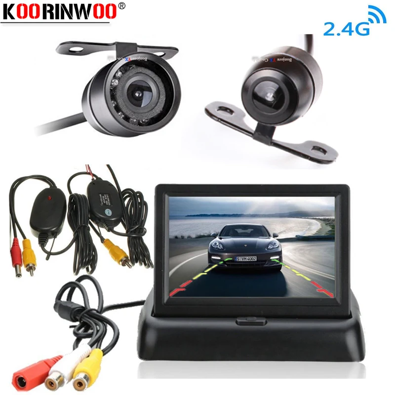 Koorinwoo Car Parking Assistance 4.3" Rear View Monitor + Car Reversing Rearview Backup Camera with 10 IR Sensors Trunk For Car
Koorinwoo Car Parking Assistance 4.3" Rear View Monitor + Car Reversing Rearview Backup Camera with 10 IR Sensors Trunk For Car