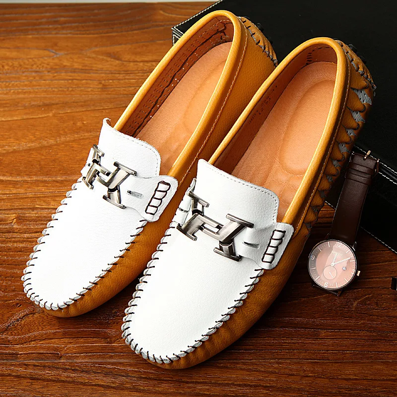 Men's Business Shoes Real Leather Breathable Lazy Shoes British Fashion Loafers Casual Shoes Men
Men's Business Shoes Real Leather Breathable Lazy Shoes British Fashion Loafers Casual Shoes Men