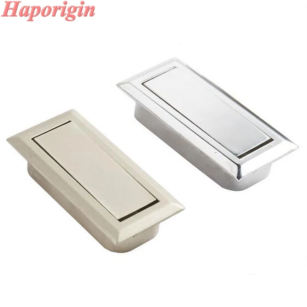 

4x Kitchen Cabinet Drawer Concealed Handles Embedded Furniture Door Knobs Wardrobe Stealth Handle Cupboard Closet Dresser Pulls