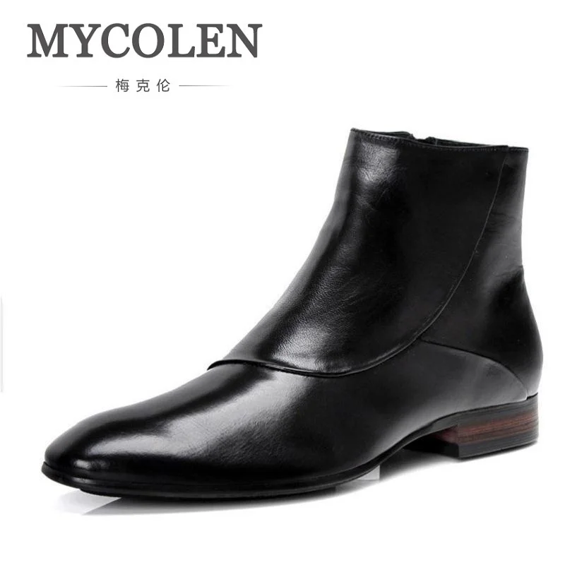 MYCOLEN New 2018 Autumn Winter Brand Shoes Men Chelsea Boots Genuine Leather Ankle Boots Street Style Winter Men's Boots
MYCOLEN New 2018 Autumn Winter Brand Shoes Men Chelsea Boots Genuine Leather Ankle Boots Street Style Winter Men's Boots