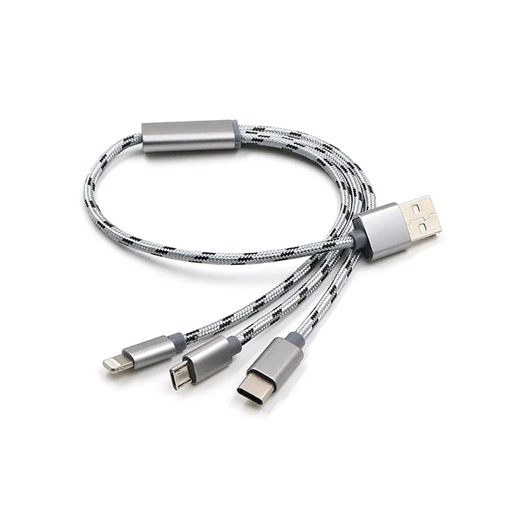 3 in 1 USB Cable Nylon Camouflage Micro USB Type C Charger Cable For iPhone Fast Charging USB C Mobile Phone Cables For Samsung
3 in 1 USB Cable Nylon Camouflage Micro USB Type C Charger Cable For iPhone Fast Charging USB C Mobile Phone Cables For Samsung