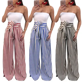 European and American sexy wide-legged trousers outdoor striped loose pants streetwear
European and American sexy wide-legged trousers outdoor striped loose pants streetwear