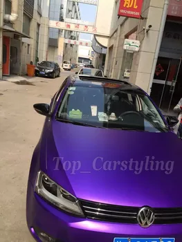 Purple SATIN CHROME self adhesive vinyl sticker with Bubble Free For car wrap covering size 1.52x20m roll 5x67ft
Purple SATIN CHROME self adhesive vinyl sticker with Bubble Free For car wrap covering size 1.52x20m roll 5x67ft