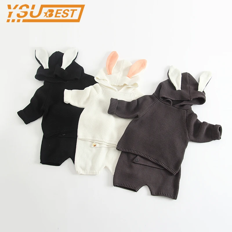 New 2017 Baby Girls Sweater Set Rabbit Ear Sweater Knitted Harem Shorts Spring Autumn 0-3yrs Boys Girls Children Clothing Set
New 2017 Baby Girls Sweater Set Rabbit Ear Sweater Knitted Harem Shorts Spring Autumn 0-3yrs Boys Girls Children Clothing Set