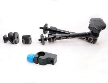 2 in 1 11" Inch Articulating Magic Arm + 1/4" Thread 15mm Rod Clamp Holder for camera LCD Monitor LED light
2 in 1 11" Inch Articulating Magic Arm + 1/4" Thread 15mm Rod Clamp Holder for camera LCD Monitor LED light
