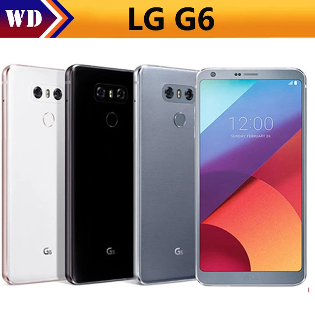 Unlocked LG G6 G600 H873 H871 VS988 Mobile Phone 5.7 inch Quad Core Android Phone 4GB 32GB Dual 13MP Original 4G LTE Smartphones
Unlocked LG G6 G600 H873 H871 VS988 Mobile Phone 5.7 inch Quad Core Android Phone 4GB 32GB Dual 13MP Original 4G LTE Smartphones