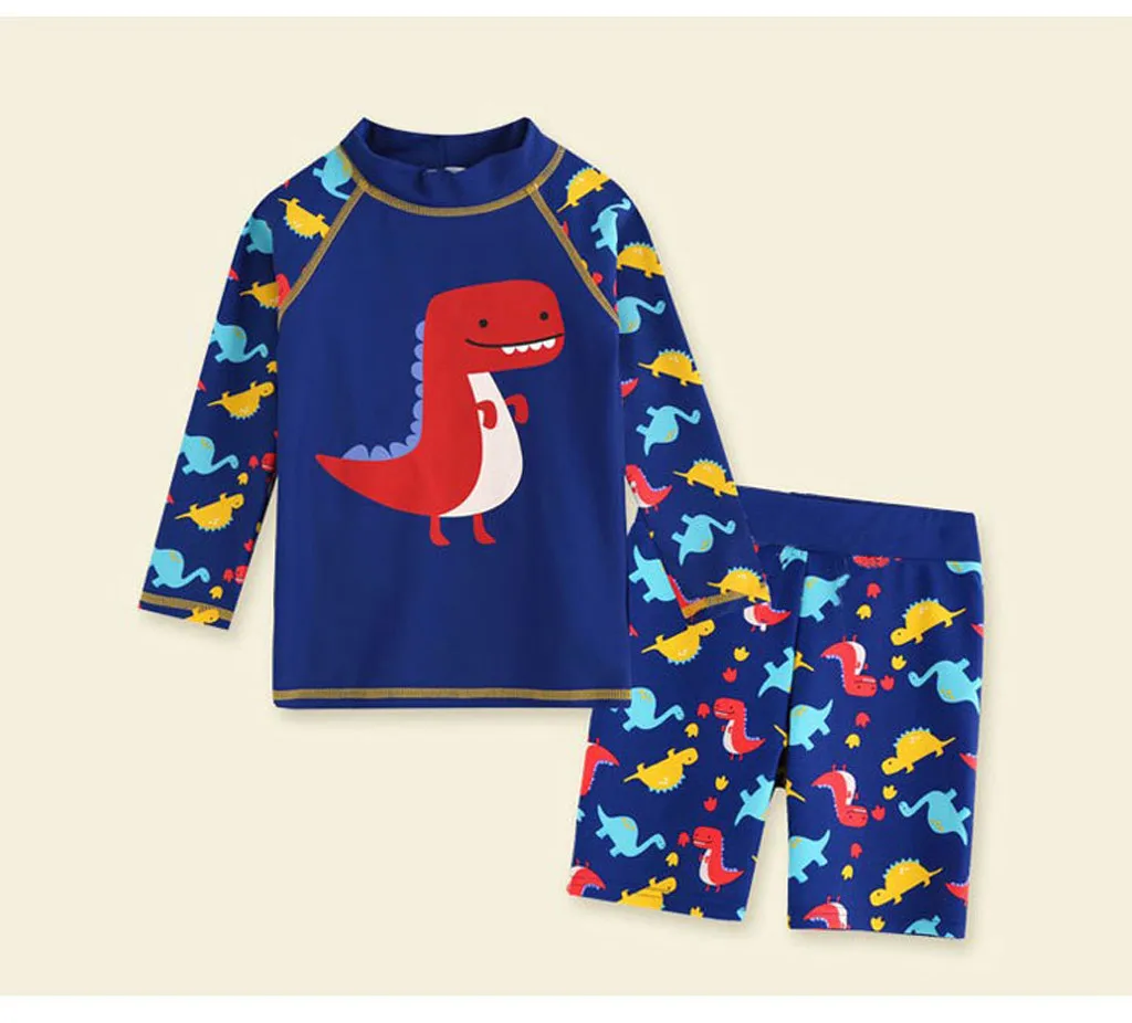 Kid Baby Boy swimwear Long Sleeve 3D Dinosaur Cartoon toddler bathing suit Beach Swimwear 2pcs children swimsuit zwembroek baby
Kid Baby Boy swimwear Long Sleeve 3D Dinosaur Cartoon toddler bathing suit Beach Swimwear 2pcs children swimsuit zwembroek baby