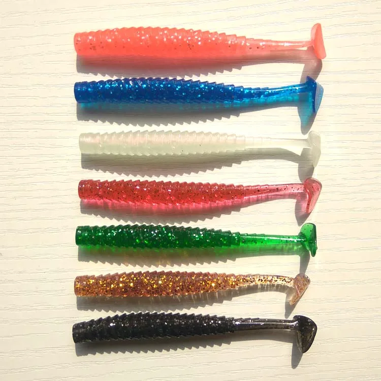 10pcs 3.5g UV glow T tail soft fishing lure soft bait soft grub sea fishing lure mixed colors free shipping
10pcs 3.5g UV glow T tail soft fishing lure soft bait soft grub sea fishing lure mixed colors free shipping