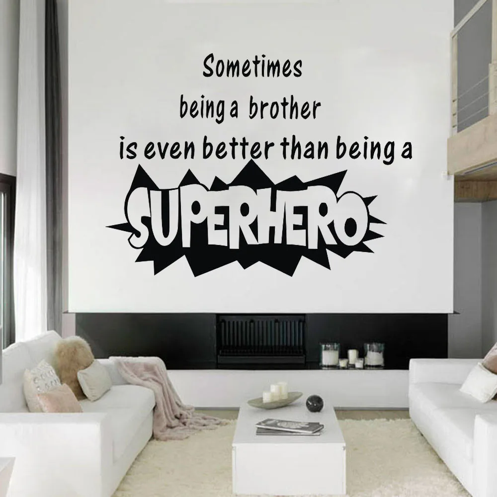 Superhero Wall Sticker Quotes Cartoon Art Wall Decals For Kids Room Home Decoration Girls Boys Teen Room Removable Die Cut B424
Superhero Wall Sticker Quotes Cartoon Art Wall Decals For Kids Room Home Decoration Girls Boys Teen Room Removable Die Cut B424