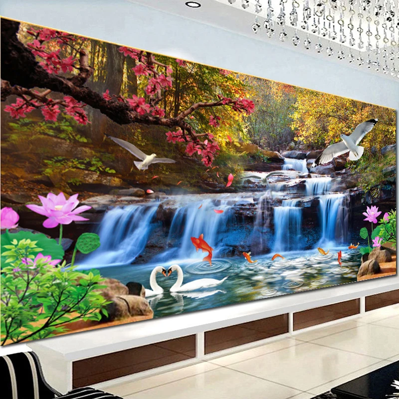 Zozack Landscape Painting Swan fish patterns chinese Cross stitch kits DMC Needlework Embroidery Sets Cross-Stitch kits DIY 11CT
Zozack Landscape Painting Swan fish patterns chinese Cross stitch kits DMC Needlework Embroidery Sets Cross-Stitch kits DIY 11CT
