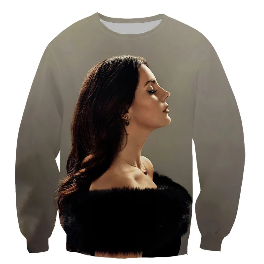 Pop star Lana Del Rey men women pullover sweatshirts plain sweatshirt 3D printed cool sweatshirts streetstyle sweatshirts
Pop star Lana Del Rey men women pullover sweatshirts plain sweatshirt 3D printed cool sweatshirts streetstyle sweatshirts