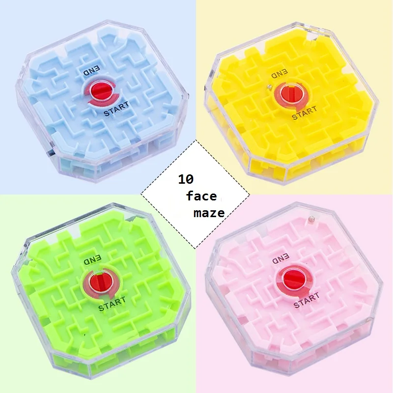 10 Face Maze 3D Cube Puzzle Toy Hand Game Case Box Fun Brain Game Challenge Fidget Toys Balance Educational Toys for childre
10 Face Maze 3D Cube Puzzle Toy Hand Game Case Box Fun Brain Game Challenge Fidget Toys Balance Educational Toys for childre