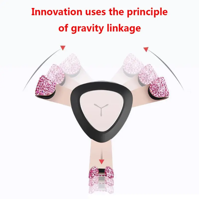 Gravity diamond Bracket Phone Holder Car Flexible Universal Car Holder Support Mobile Phone Stand with Auto Lock Technology
Gravity diamond Bracket Phone Holder Car Flexible Universal Car Holder Support Mobile Phone Stand with Auto Lock Technology