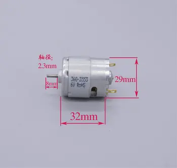 3V-6V R360 mini brushless DC permanent magnet motor 7500-15000rpm power tools toy motor DIY
3V-6V R360 mini brushless DC permanent magnet motor 7500-15000rpm power tools toy motor DIY