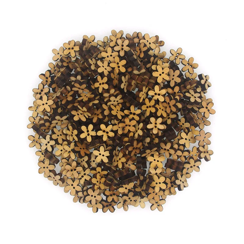 SHINE 100PCs Wooden Sewing Buttons Scrapbooking Flower Natural Color Two Holes 12mm Dia. Costura Botones bottoni botoes
SHINE 100PCs Wooden Sewing Buttons Scrapbooking Flower Natural Color Two Holes 12mm Dia. Costura Botones bottoni botoes