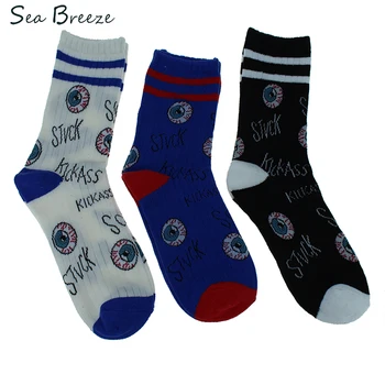 Sea Breeze Brand 3 pairs New Retro men women Couple sock Korea versatile creative personality type cotton Eye pattern tube Socks
Sea Breeze Brand 3 pairs New Retro men women Couple sock Korea versatile creative personality type cotton Eye pattern tube Socks