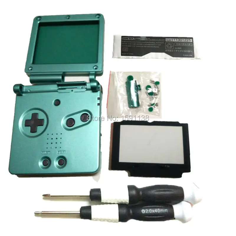 New Arrival For GBASP GameboyAdvance SP Green Color Full Housing Shell Case Cover Repair Part Boy Advance SP Game Console
New Arrival For GBASP GameboyAdvance SP Green Color Full Housing Shell Case Cover Repair Part Boy Advance SP Game Console