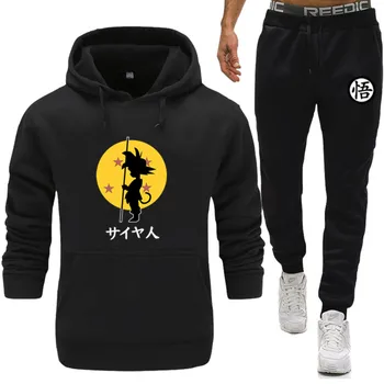 2019 Men Tracksuits Outwear Hoodies Dragon Ball Sportwear Sets Male Sweatshirts Warm Men Set Clothing+Pants plus size
2019 Men Tracksuits Outwear Hoodies Dragon Ball Sportwear Sets Male Sweatshirts Warm Men Set Clothing+Pants plus size