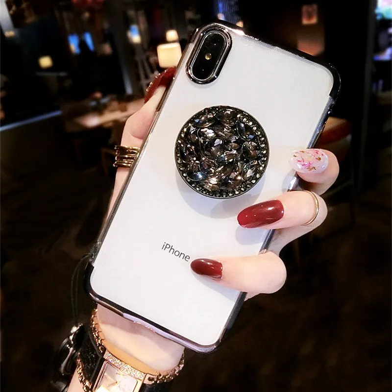 Luxury-3D-Diamond-bling-plating-soft-case-for-iphone-5-S-6-7-8-plus-X (2)