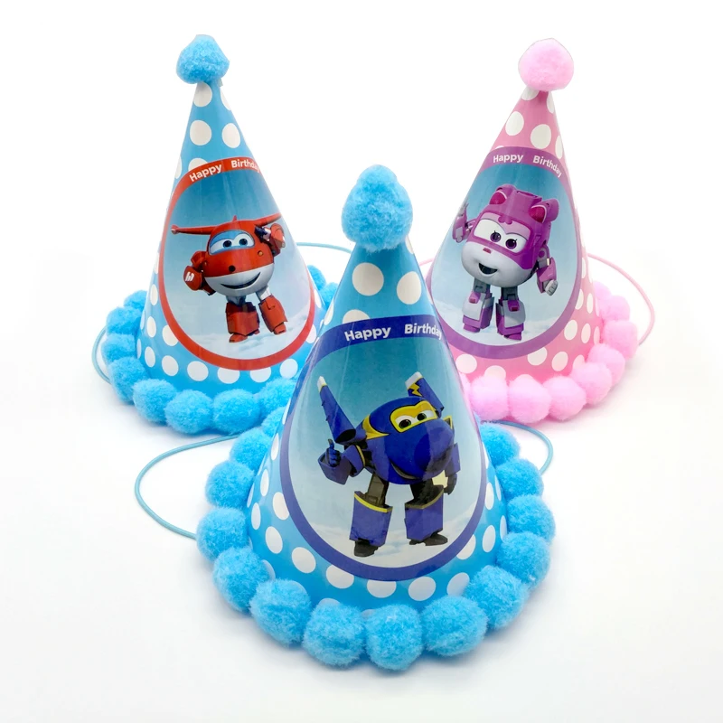 6PCS Kids Boys Favors Decoration Birthday Party Superwings Theme Paperboard Caps Baby Shower Super Wings Hats Events Supplies
6PCS Kids Boys Favors Decoration Birthday Party Superwings Theme Paperboard Caps Baby Shower Super Wings Hats Events Supplies