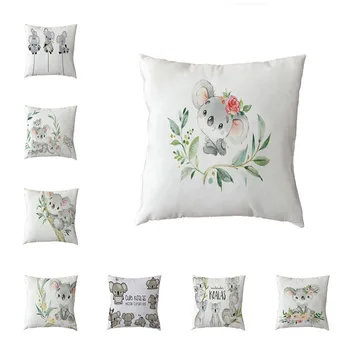 Wholesale Koala Pattern Cushion Covers Polyester Peach Skin White Tree Flowers Print Pillowcase Family Room Couch Chair Decorate
Wholesale Koala Pattern Cushion Covers Polyester Peach Skin White Tree Flowers Print Pillowcase Family Room Couch Chair Decorate