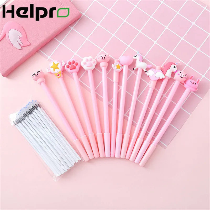 Helpro 15/42pcs Cartoon Stationary Set Gel Pen with Refill Kawaii Animal Series Writing Pen Office School Supplies Gifts
Helpro 15/42pcs Cartoon Stationary Set Gel Pen with Refill Kawaii Animal Series Writing Pen Office School Supplies Gifts