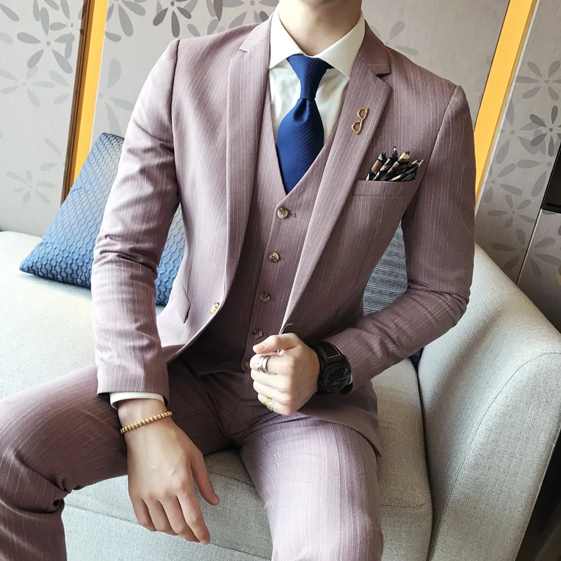 Men's Formal Wear Suits Jackets+Vest+Pants Men Wedding Dress High Quality Suiits Clothing New Male Suit Jackets Size 3XL
Men's Formal Wear Suits Jackets+Vest+Pants Men Wedding Dress High Quality Suiits Clothing New Male Suit Jackets Size 3XL
