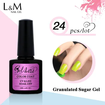 24 Pcs set Shipment Gelartist Granulated Sugar Gel Shining Color DIY Nail Art Hot Sell Popular Nail Polish beauty long-lasting
24 Pcs set Shipment Gelartist Granulated Sugar Gel Shining Color DIY Nail Art Hot Sell Popular Nail Polish beauty long-lasting