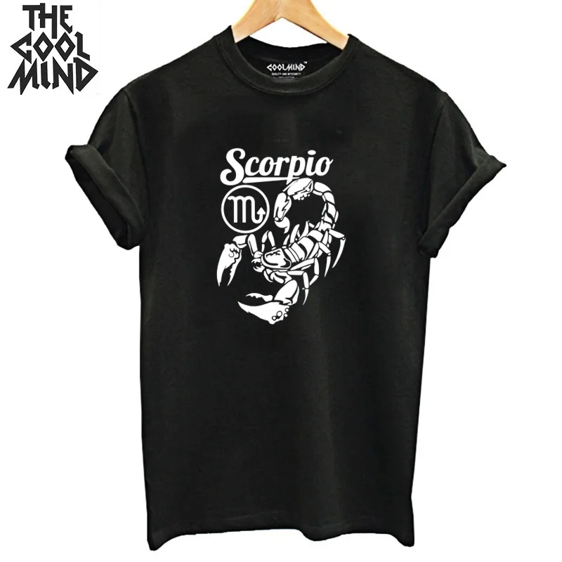 COOLMIND 100% cotton short sleeve scorpio print women T shirt casual summer loose women Tshirt o-neck t-shirt female tee shirts
COOLMIND 100% cotton short sleeve scorpio print women T shirt casual summer loose women Tshirt o-neck t-shirt female tee shirts